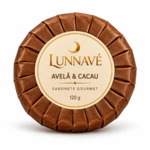 Sabonete gourmet Avelã & Cacau Lunnavé
