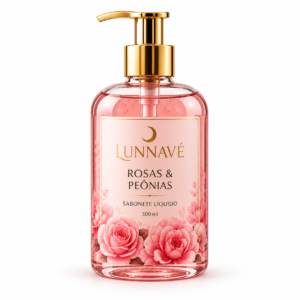 Sabonete líquido Rosas & Peônias Lunnavé