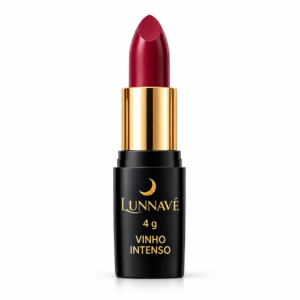 Batom Vinho Intenso Lunnavé